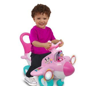 Kiddieland Disney Lights and Sounds Activity Ride-On Princess Plane Brand New